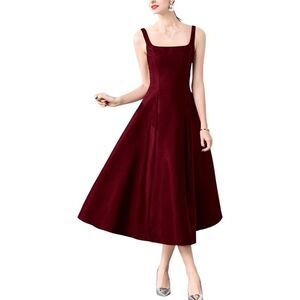 Elaine Womens  Midi Dress